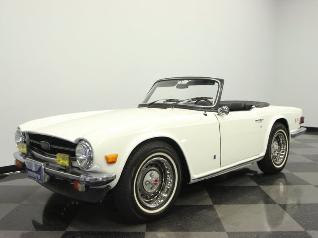 FRESH COMPLETE RESTORATION, REBUILT 2.5 I6, FRNT DISC, BEAUTIFUL PAINT, RECEIPTS 1975 Triumph TR-6