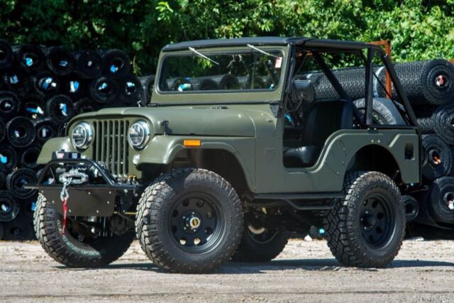 Fresh Frame-off restoration, Custom Roll Cage 1955 Jeep Willys CJ5 4X4
