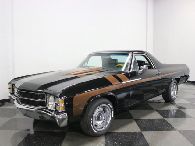 FRESH NEW PAINT! STRONG 383 STROKER! NEW A/C SYSTEM, PS, PWR DISCS, READY TO GO! 1971 Chevrolet El Camino