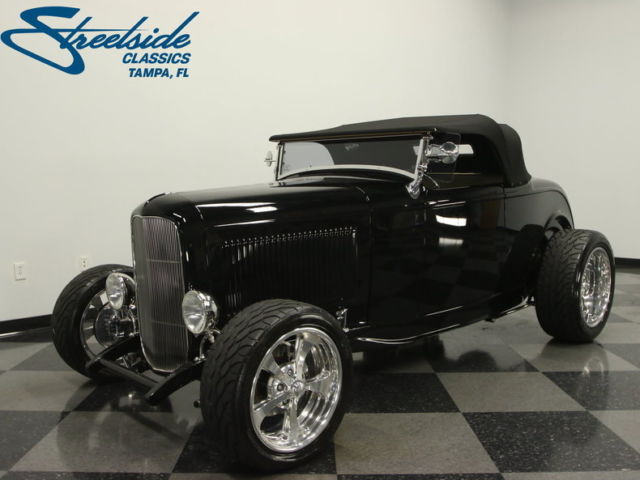 FRESH QUALITY BUILD, RAM JET 350 V8, COLD AC, PWR 4 WHL DISCS, 4-LINK, COILOVERS 1932 Ford Highboy Roadster