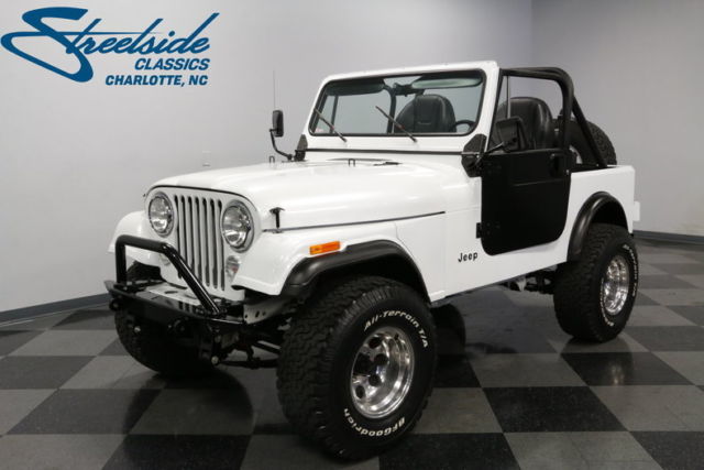 FRESH RESO, BUILT 4.2L, 4SPD TRANS, PWR STEER/BRAKE, 2 CLEAN TO GET DIRTY, WOW! 1984 Jeep CJ7