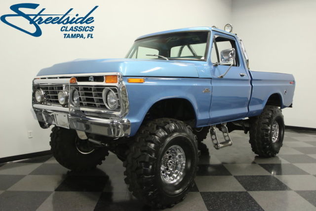 FRESH RESTORATION, FRESH BUILT 302 V8, 4 SP MANUAL, PS, PB W/DISC, COLD R134 AC! 1976 Ford F-100 4X4