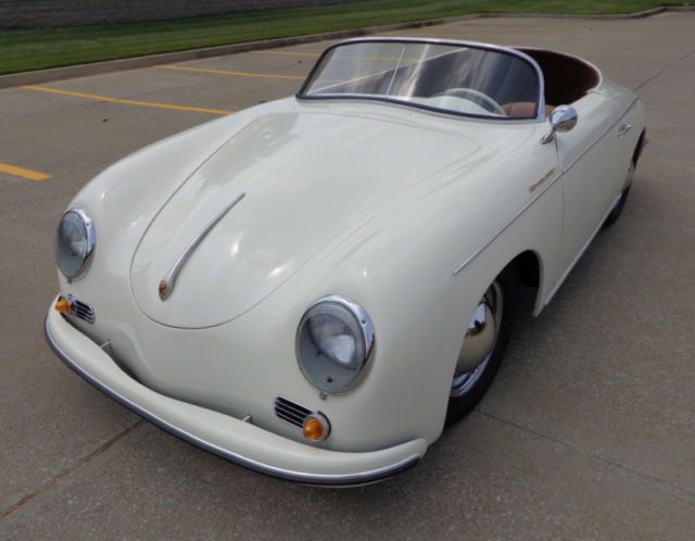 FRESHLY BUILT PORSCHE SPEEDSTER REPLICA DUAL CARB HIGH HP FRONT DISC BRAKES! 1958 Porsche 356 10 MILES