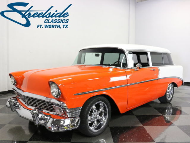 FRESHLY RESTORED! 327/300HP V8, NEW 700R4, AC, PS/B, FRT DISC, CLEAN INSIDE/OUT! 1956 Chevrolet Bel Air/150/210 Wagon