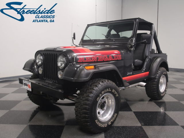 FRESHLY RESTORED CJ5, WIDE-TRAC, STRONG 304 V8, 4-SPEED, PWR STEERING/BRAKES!! 1981 Jeep CJ Base Sport Utility 2-Door