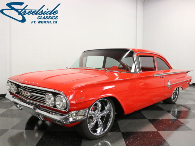FRESHLY RESTORED W/ A REBUILT 427 V8, AUTO, A/C, PS/B W/ FRT DISC, VIPER RED! A+ 1960 Chevrolet Bel Air/150/210 Resto-Mod