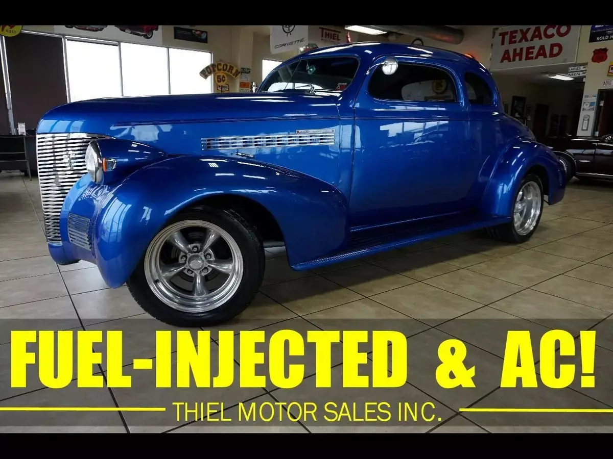 Fuel-Injected 350 V8 Air-Conditioning 1939 Chevrolet Master Deluxe 2-Door Street 1939 Chevrolet Master Deluxe 2-Door Street Rod