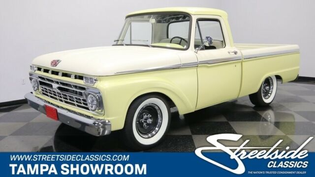 FUEL INJECTED 4.6L V8 4 SPEED OVERDRIVE P/S P/B A/C CUSTOM PAINT & INTERIOR 1966 Ford F-100 Restomod