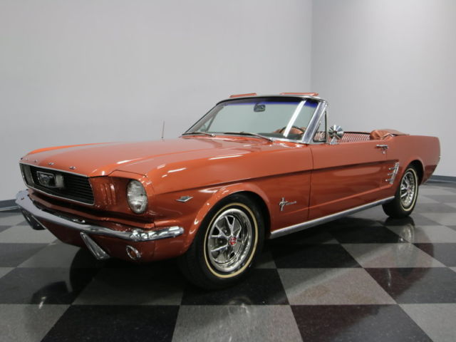 FUEL INJECTED 5.0L SWAP, AOD TRANS, A/C, AWESOME EMBERGLO PAINT, GREAT PONY! 1966 Ford Mustang
