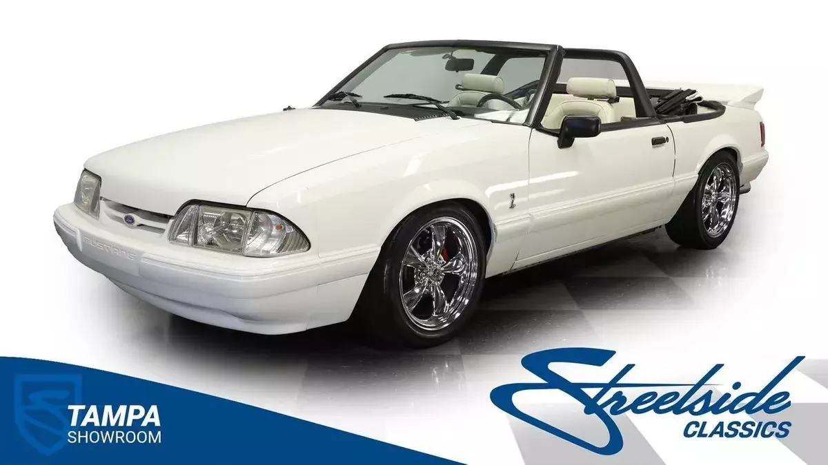 FUEL INJECTED 5.0L V8 AUTOMATIC POWER 4 WHEEL DISC POWER STEERING COLD A/C AWESO 1993 Ford Mustang Convertible