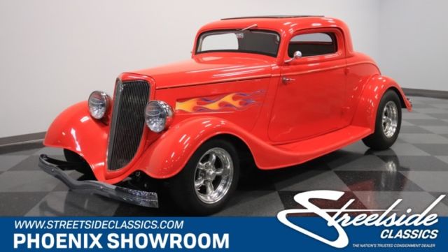FUEL-INJECTED 5.7L V8, 4L60E AUTO, HENRY FORD STEEL, BUILD DOCS, TOP-NOTCH BUILD 1934 Ford 3 Window Coupe