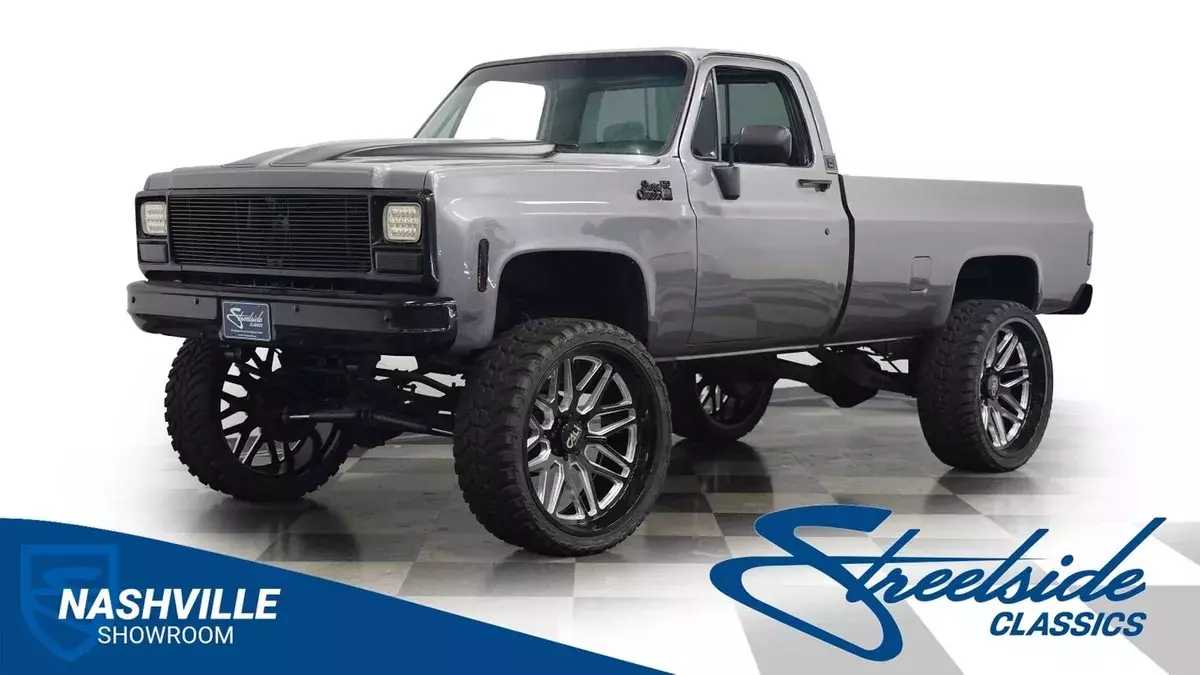 Fuel injected 6.0L motor 4L60E transmission great look 1980 GMC 2500 4X4 Restomod