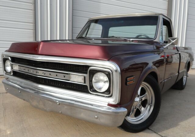 FUEL INJECTED LS ENGINE SHORTBED. POWER STEERING, POWER BRAKES, AIR CONDITIONING 1969 Chevrolet C-10 LS FUEL INJECTED SHORTBED