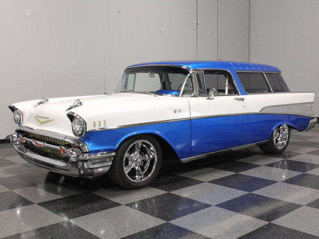FUEL-INJECTED LT1, 4L60E 4-SPEED AUTO, 3:25 POSI, 4-WHEEL DISC, LOADED SHOW N GO 1957 Chevrolet Nomad
