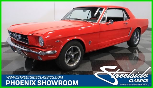 Fuel Injected Pony V8 Auto Classic Vintage Collector Holley A/C Upgraded Red Bla 1965 Ford Mustang