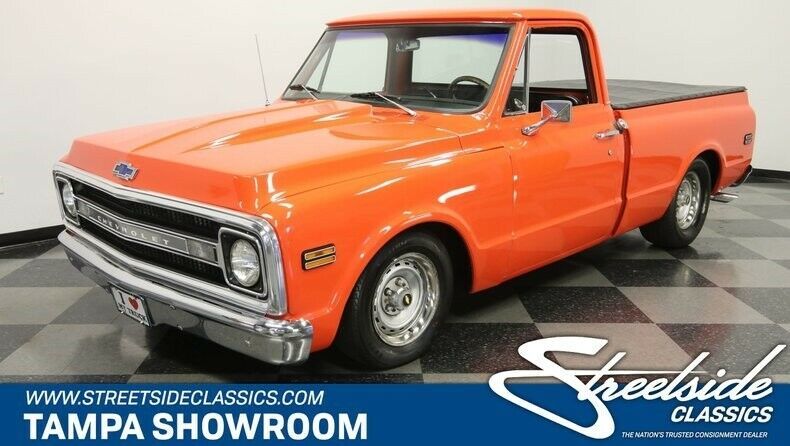 FUEL INJECTED VORTEC V8 4 SPEED OVERDRIVE P/S P/B FRONT DISC 12 BOLT REAR 1969 Chevrolet C-10 Restomod
