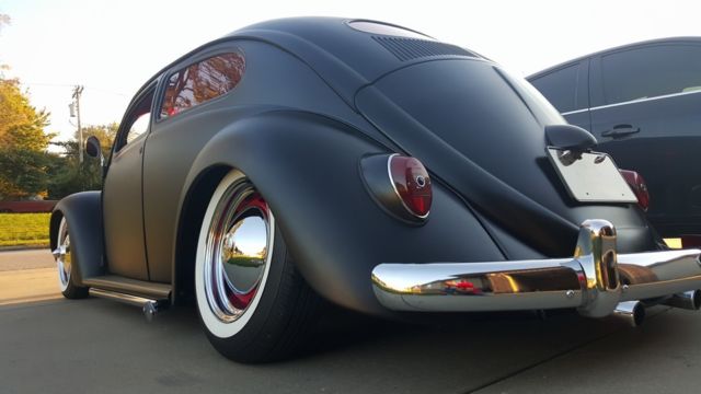1966 Volkswagen Beetle - Classic Full Custom Bagged Chopped 56 Oval Glass Top - photo 6