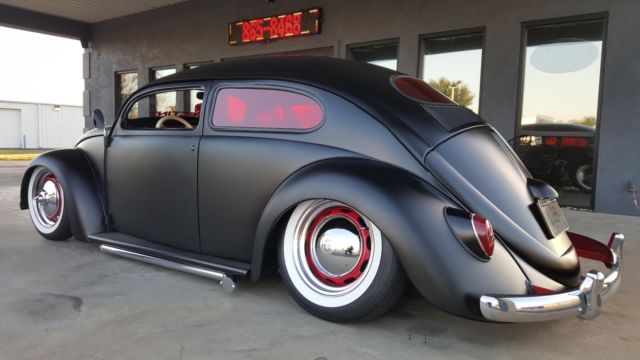 1966 Volkswagen Beetle - Classic Full Custom Bagged Chopped 56 Oval Glass Top - photo 8