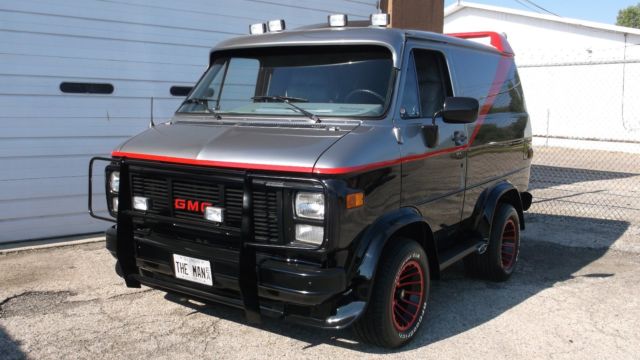 Full custom truck van. World Of Wheels first place winner. 1987 GMC Vandura A - Team van from the C.D. Ingrassia collection