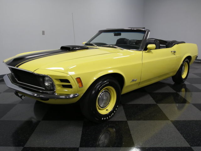 FULL RESTO, TRUE 428 CJ, 4 SPD, PWR TOP, MARTI REPRT, 1 OF 5, VERY NICE ALL OVER 1970 Ford Mustang