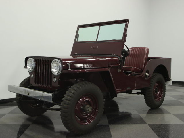FULL RESTORATION, SAME OWNER FOR 13 YEARS, GARAGE KEPT, OWN A PIECE OF HISTORY!! 1945 Willys CJ2A