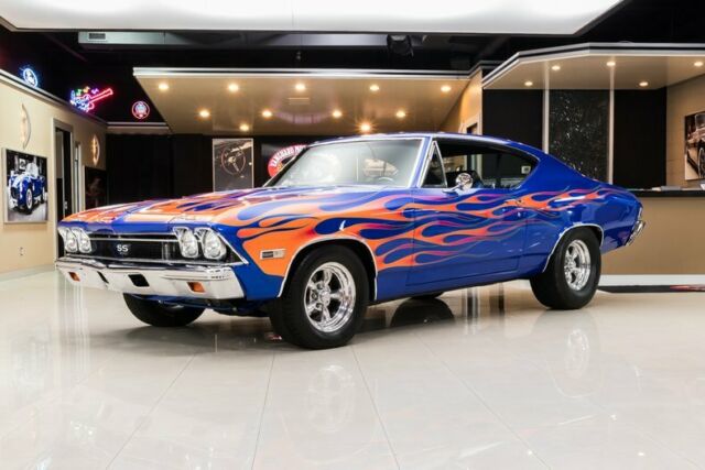 Fully Built Custom! GM 502ci Crate V8, TH400 Automatic, Posi, A/C, PB, Disc, PS 1968 Chevrolet Chevelle Restomod
