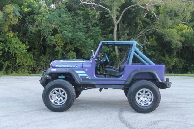 FULLY CUSTOM SHOW JEEP CJ7 MUST SEE 5.3 AUTOMATIC CJ YJ FUEL INJECTED WIDE 1986 Jeep CJ Custom