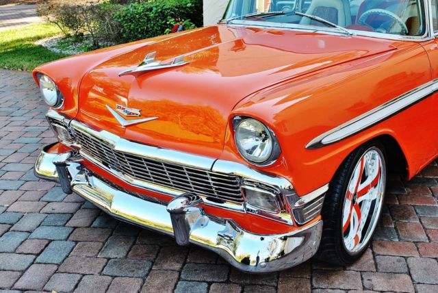 1956 Chevrolet Bel Air/150/210 406/475hp Crate Motor Restored $100k Build - photo 9