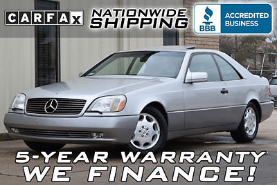 FULLY LOADED 600 SEC V12 SUPER CLEAN S COUPE LEATHER SUNROOF C140 W140 1993 Mercedes-Benz 600-Series 600SEC V12