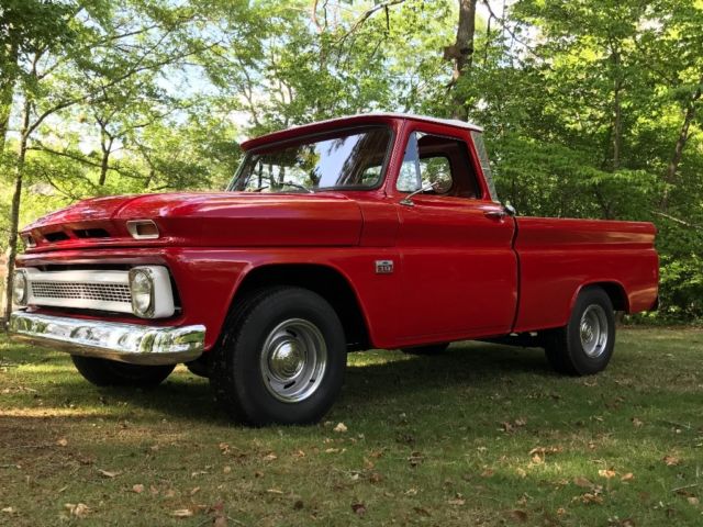 Fully restored 1966 Chevrolet c10 Custom pickup truck fleetside automatic chevy 1966 Chevrolet C-10