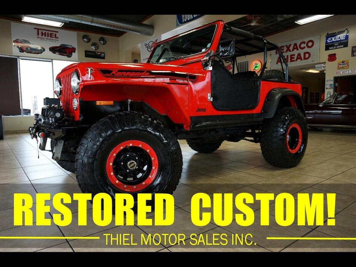 FULLY RESTORED 1979 Jeep CJ-7 Renegade Automatic 77 78 79 80 81 82 83 84 85 86 1979 Jeep CJ Renegade
