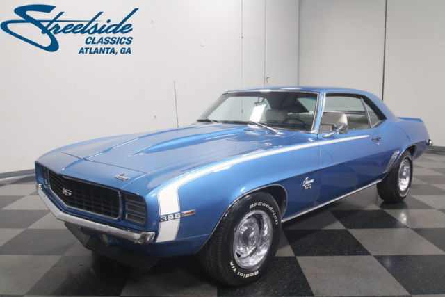 FULLY RESTORED CAMARO, 84K MILES, 396 L35 V8, PWR FRNT DISCS/STEER, FACTORY A/C! 1969 Chevrolet Camaro RS/SS