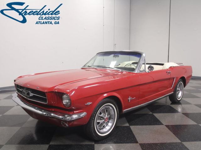 FULLY RESTORED DROPTOP, 289 V8, AUTO, PWR STEERING, PWR TOP, R134A A/C, CLEAN!! 1965 Ford Mustang Convertible