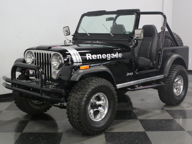 FULLY RESTORED, LIFTED, 4.2 I6, 4-SPEED, FRNT DISC, PWR STEER, HARDTOP & DOORS! 1984 Jeep CJ7