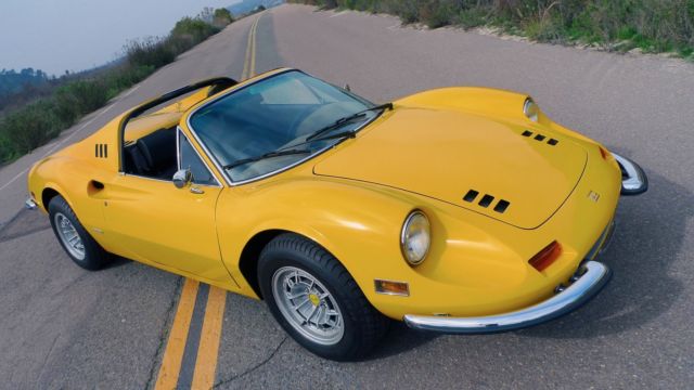 Fully Restored Matching Numbers 100 % Rust & Accident Free Campagnolo Wheels 1973 Ferrari Dino 246 GTS DINO GTS