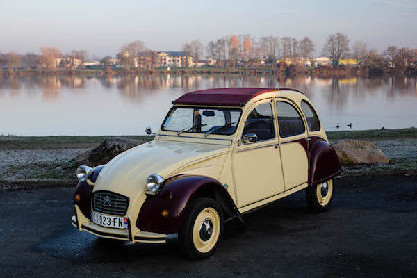 Fully-Restored Plums and Custard Citroen 2cv Dolly, Galvanized Chassis 1990 Citroën 2cv Dolly, Galvanized Chassis