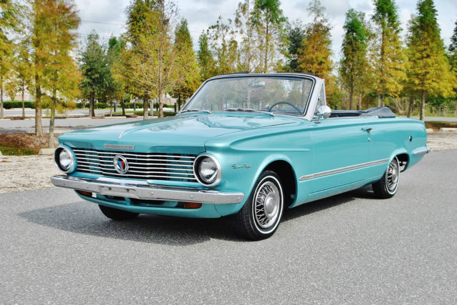 Fully restored very rare 4 speed 64 Plymouth Valiant Convertible mint throughout 1964 Plymouth Other Valiant Convertible Signet 200 4-Speed Restored