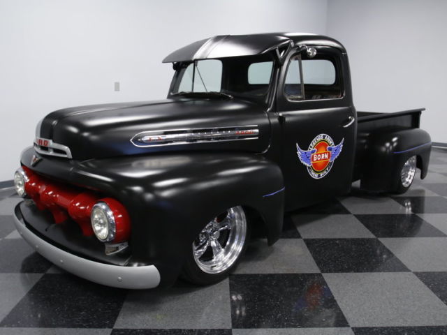 FUN, 350 V8, TH350 AUTO, PWR STEER, PWR FRONT DISCS, A-ARM FRONT SUSP, COOL LOOK 1951 Ford F-100