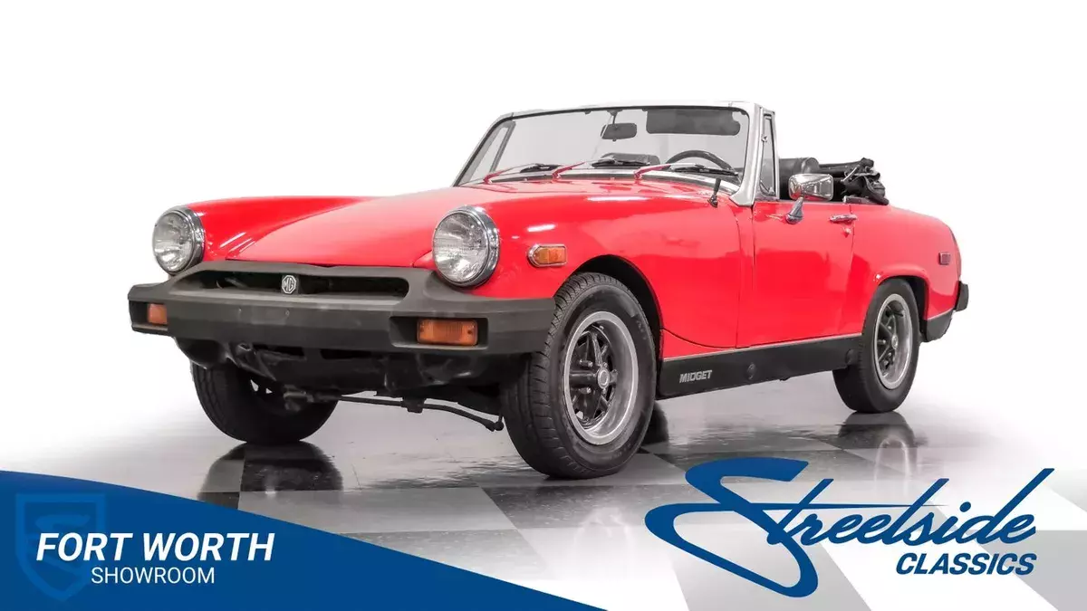Fun Drop Top Cruiser! 1.5L Inline 4, 4 Spd Manual, Front Disc Brakes, Convertibl 1979 MG Midget