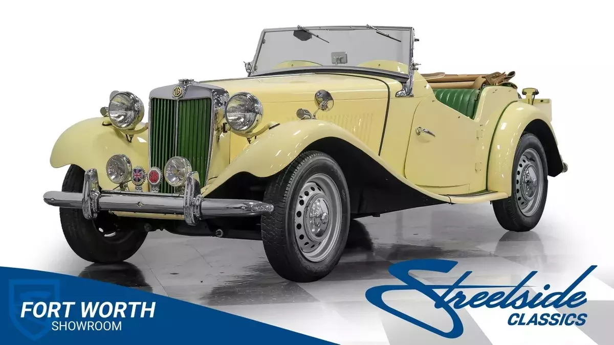 Fun Vintage Drop Top! 1250cc, 4 Speed Manual, Soft Top & Curtains, Runs & Drives 1952 MG T-Series