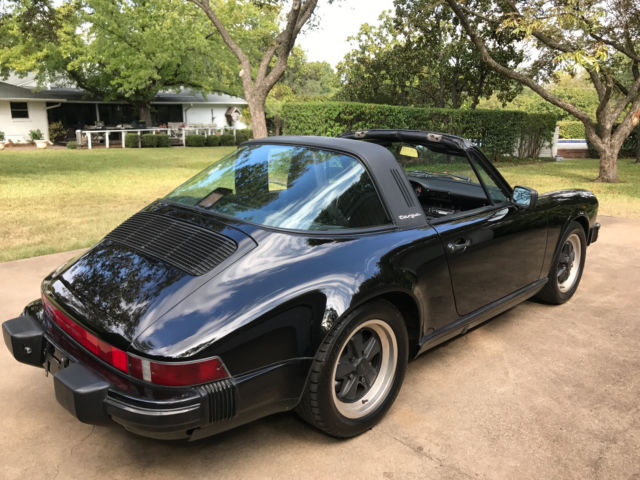 G50 Targa blk/blk NO RESERVE 1987 Porsche 911 NO RESERVE