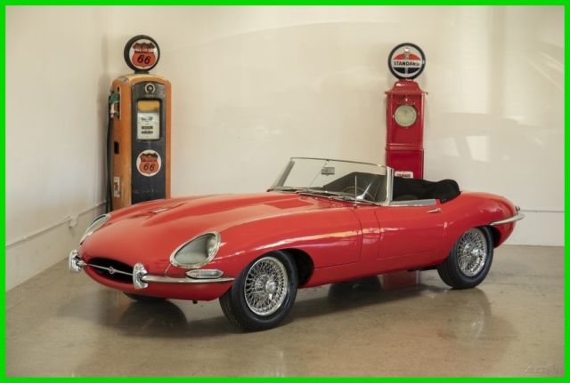 GARAGE FIND 1961 JAGUAR E-TYPE "FLAT-FLOOR" S1 ROADSTER SOLID #MATCH ENGINE 1961 Jaguar E-Type 3.8 liter Series 1 Roadster