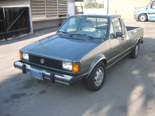 Garage Find - 1981 VW Caddy Pickup LX - All Original California Truck 1981 Volkswagen Rabbit LX Caddy
