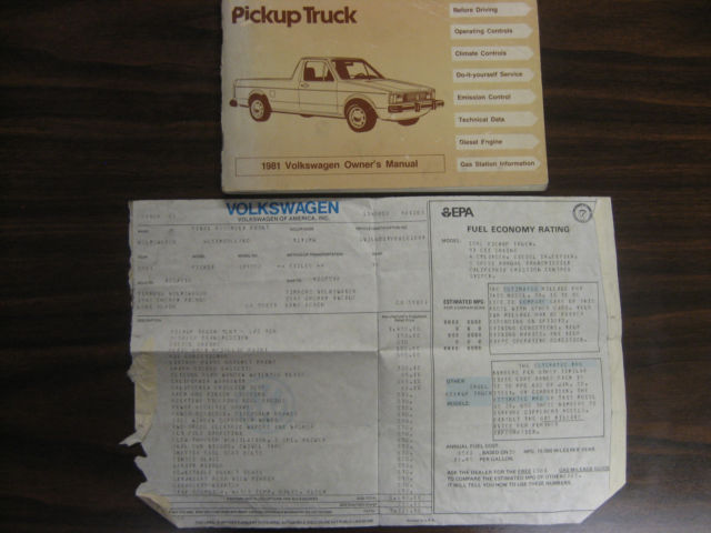 1981 Volkswagen Rabbit LX Caddy - photo 11