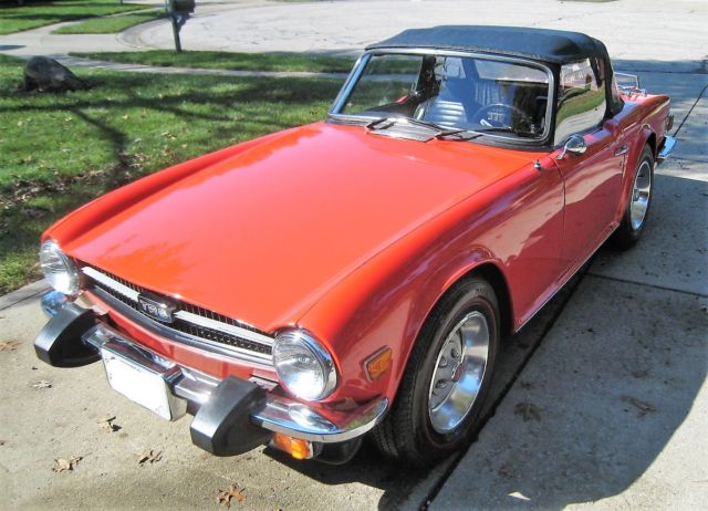 Garage kept and driven only in good weather; see it to believe it. 1976 Triumph TR-6