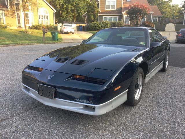 GARAGED LOW MILES ONE OWNER WS6 SUSPENSION T-TOPS TUNED PORT INJECTION 1987 Pontiac Trans Am GARAGED LOW MILES ONE OWNER WS6 T-TOPS