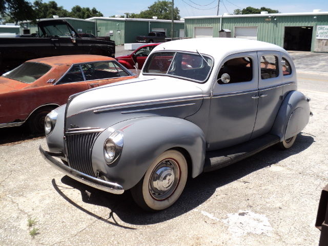 GEORGIA CAR NOW FLORIDA-GARAGE KEPT-DRIVE AS IS OR RESTORE- FLATHEAD V8- STICK. 1939 Ford DELUXE 4 DOOR SEDAN 1938 1940 1941