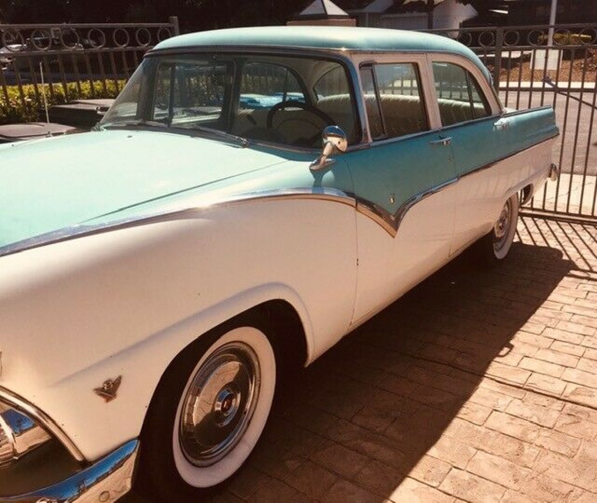 Girl must let go of her sweet ride. 1955 Ford Fairlane Town Sedan 1955 Ford Fairlane