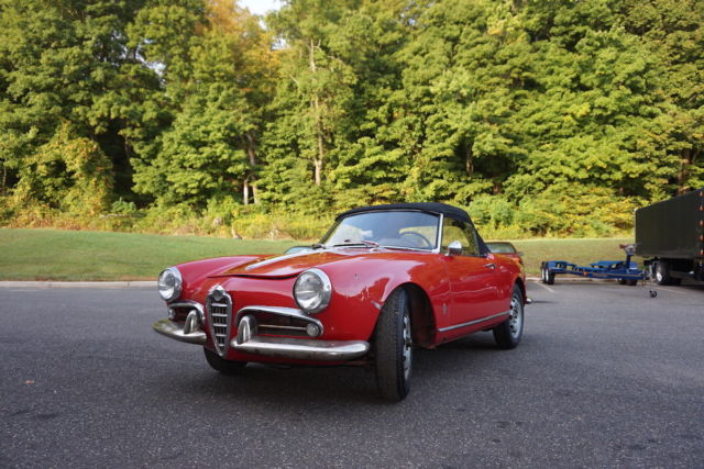Giulietta 750F Veloce Spyder. Runs and drives. Needs restoration. 1958 Alfa Romeo Other Veloce Spyder. 750F