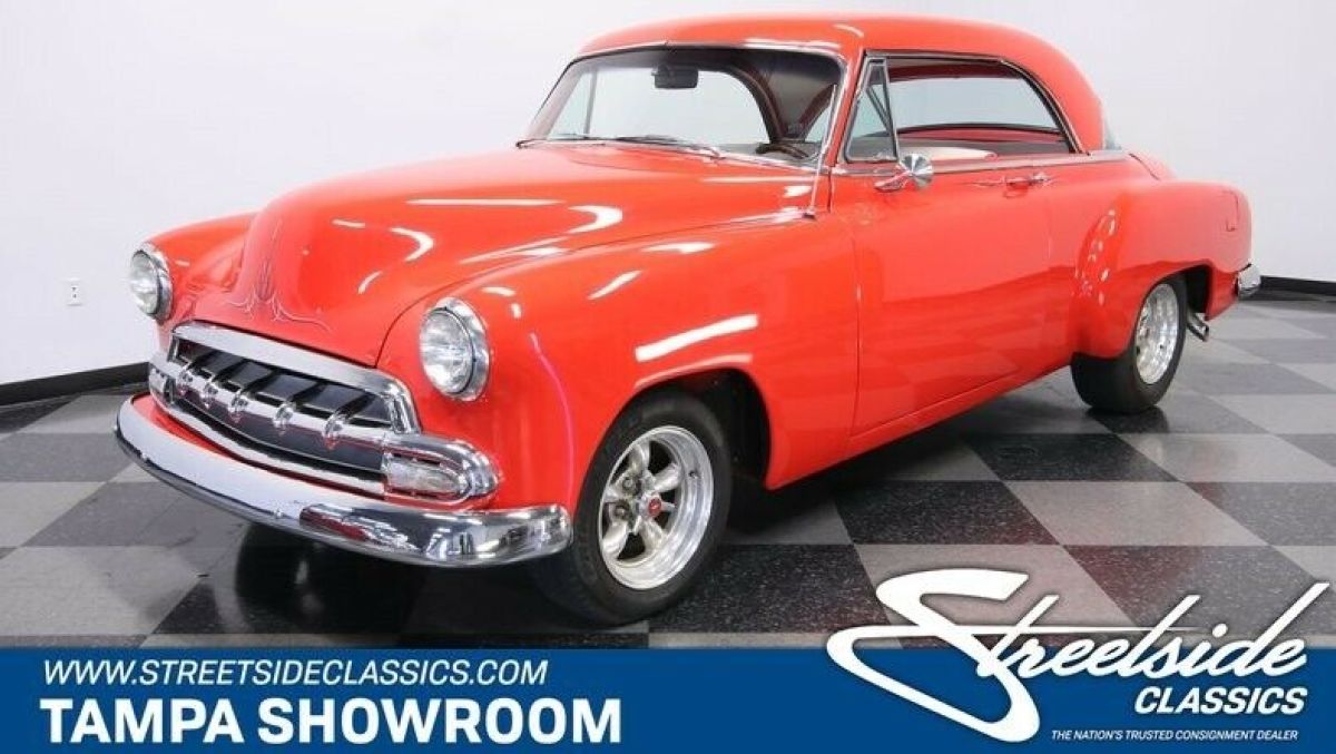 GM CRATE 350 V8 TH350 P/S P/B COLD R-134A A/C FRONT DISC NICE INSIDE & OUT 1952 Chevrolet Bel Air/150/210 Restomod